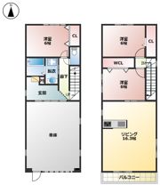 Y’sRH －Aの間取り画像