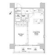 コンフォリア品川EASTの間取り画像