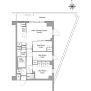 コンフォリア・リヴ大森西の間取り画像