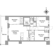 コンフォリア・リヴ大森西の間取り画像