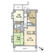 ライオンズステーションプラザ東所沢の間取り画像