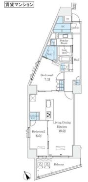 Le UnDeux南青山の間取り画像