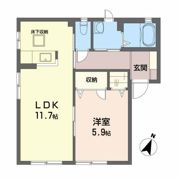 レーヴィンス 栄の間取り画像