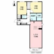 エスポワールKMII B棟の間取り画像