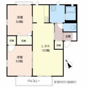 グランドメゾンII A棟の間取り画像