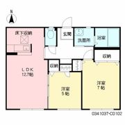 Sunny court 屋野 III棟の間取り画像