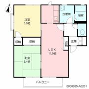 ディアス吉田 A棟の間取り画像