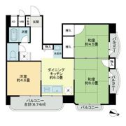 ライオンズマンション駒形の間取り画像