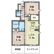 ヴィアセゾンの間取り画像