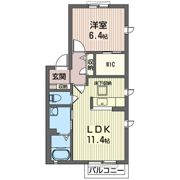 メゾン・ド・ボヌゥールCの間取り画像