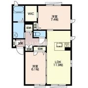 ピエールリヴィエール Cの間取り画像