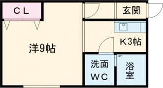 ポプリ末広1丁目Bの間取り画像