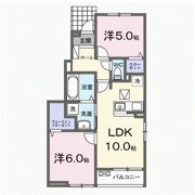 ヒルクレアEASTの間取り画像