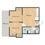 ジーライズ伊勢原石田Ⅰ ※洋転・洗面台交換ありの間取り画像