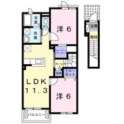 カーサ フェリオ Bの間取り画像