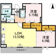 パレドールモアの間取り画像