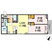 セレスティア白鷺Ⅱの間取り画像