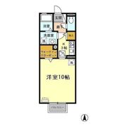 リビングタウンかじま台Ⅱ Aの間取り画像