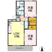 マーサ・リヴェール 2の間取り画像