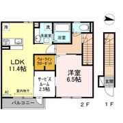 メイプル成章の間取り画像