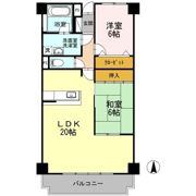 リシェス城崎の間取り画像