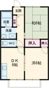 アゼリアⅠの間取り画像