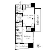 パークアクシス梅田の間取り画像