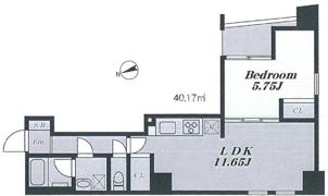 シェーネスハイム大森東の間取り画像
