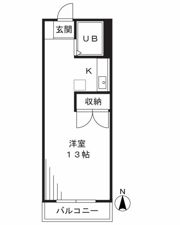ポーラスターアキモトの間取り画像