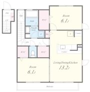 ジャルディーノ・ア・カーサ・ドゥーエの間取り画像