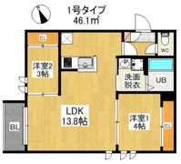 REGALEST 悦陽正守の間取り画像