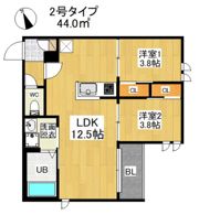 REGALEST 悦陽正守の間取り画像