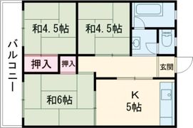 コーポ松豊の間取り画像