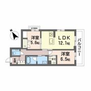 SHMプリミエール鳥飼八幡宮の間取り画像