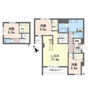 SHMプリミエール鳥飼八幡宮の間取り画像