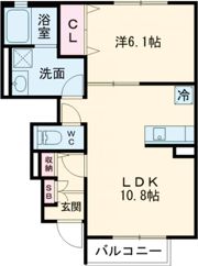 デュラカーサ 羽村Ⅱの間取り画像