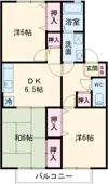 グランドール岩崎A棟の間取り画像