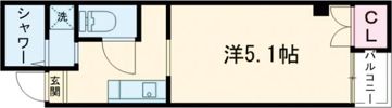 ビルシャナ鶴見の間取り画像