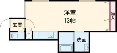 コーポユウコⅡの間取り画像