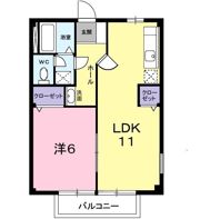 リーブルBの間取り画像