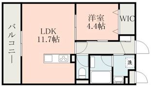 ラ・シック黒髪の間取り画像