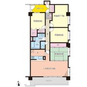 アネックスミカドの間取り画像