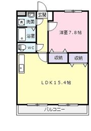 パンヴィラジュの間取り画像