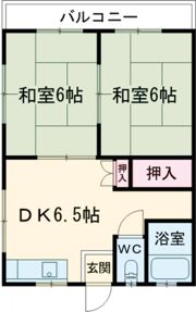 友重アパートの間取り画像