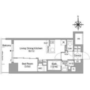 コンフォリア・リヴ北浜淡路町の間取り画像