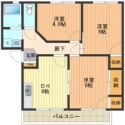 ヴィラ・クレールの間取り画像