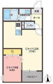 KT Terrace稲吉の間取り画像