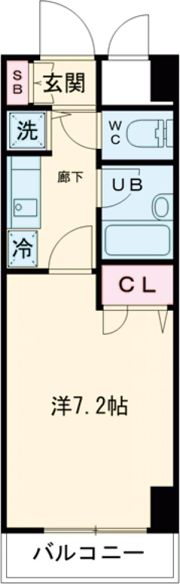 ヴェルト新宿の間取り画像