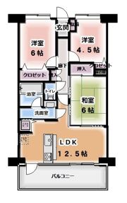 ダイアパレスUアリーナの間取り画像