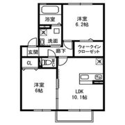 シャンテ小絹の間取り画像